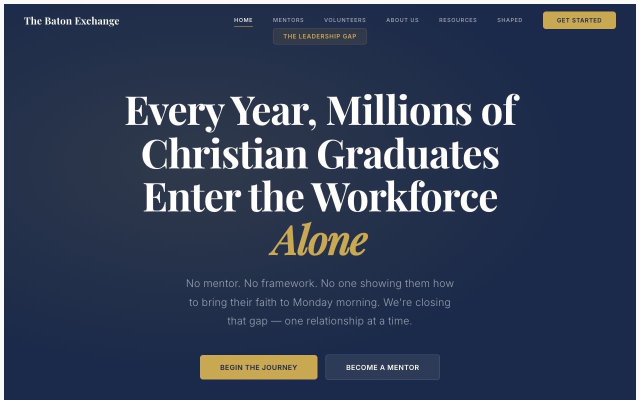 Screenshot of Baton Exchange