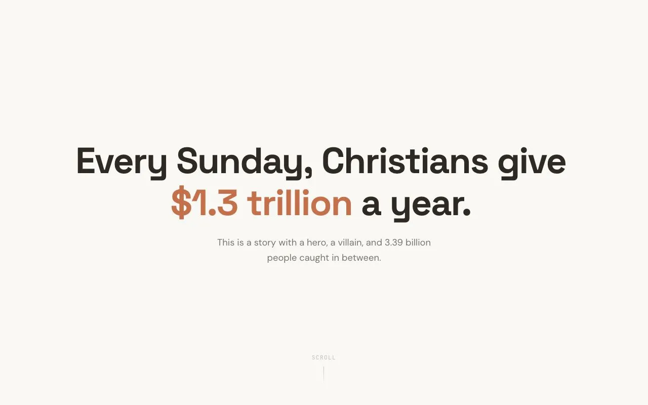 Pudding Missions scrollytelling data viz opening