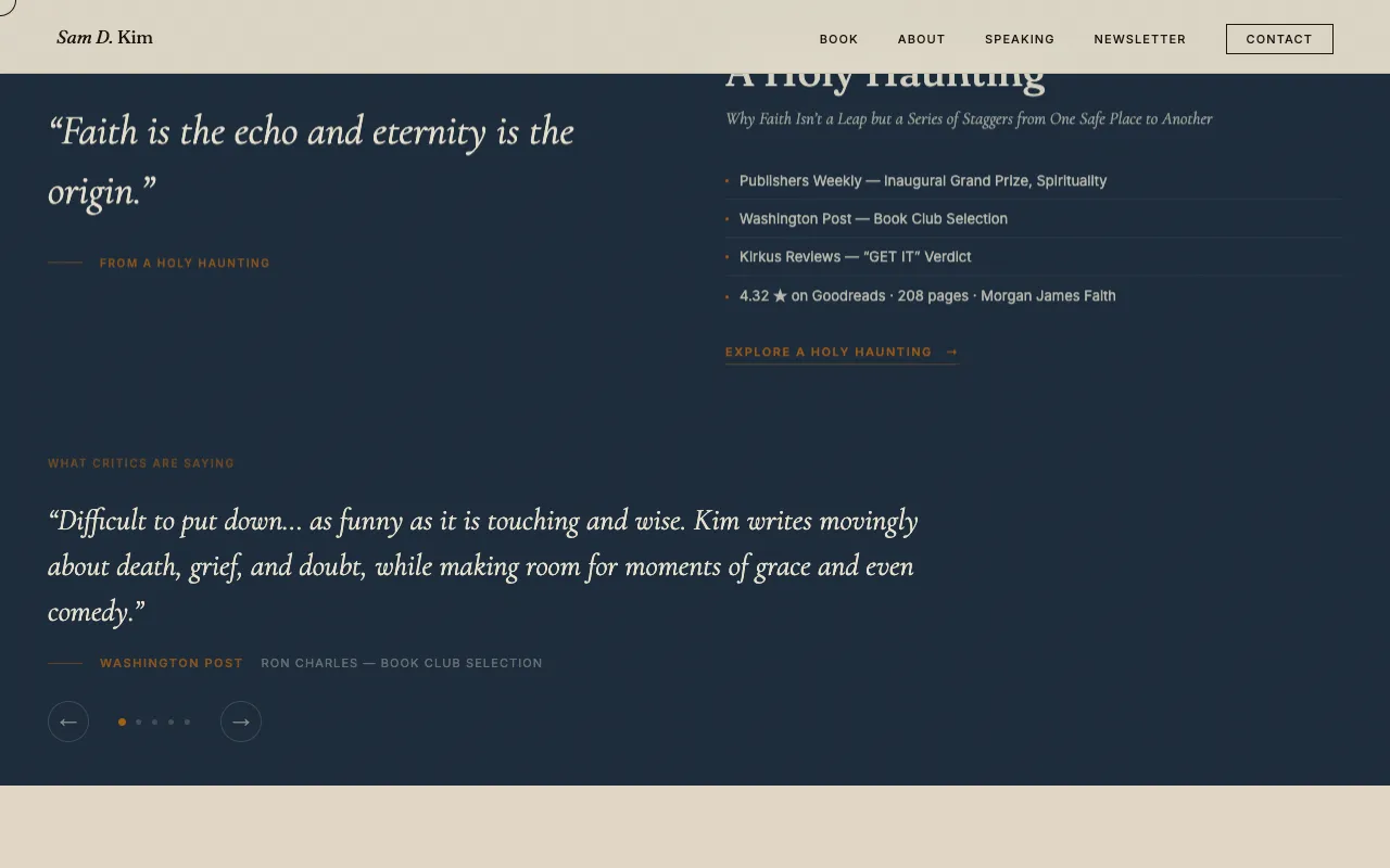 samdkim.com screenshot 2