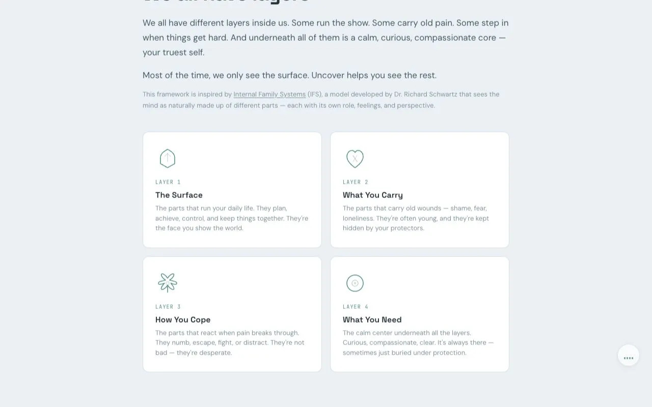 Uncover deeper question with photo context
